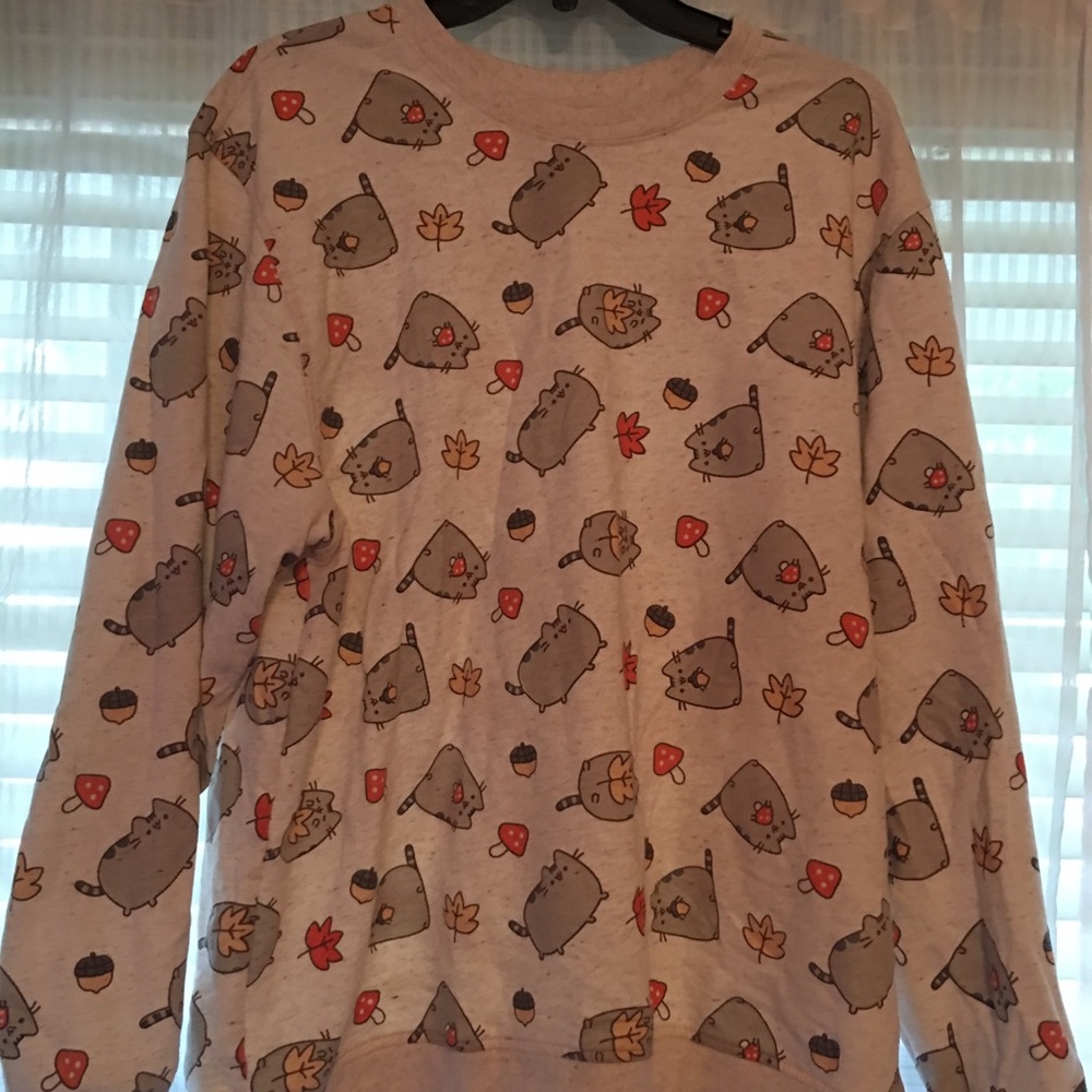 3 Pusheen Tops Lot size XL